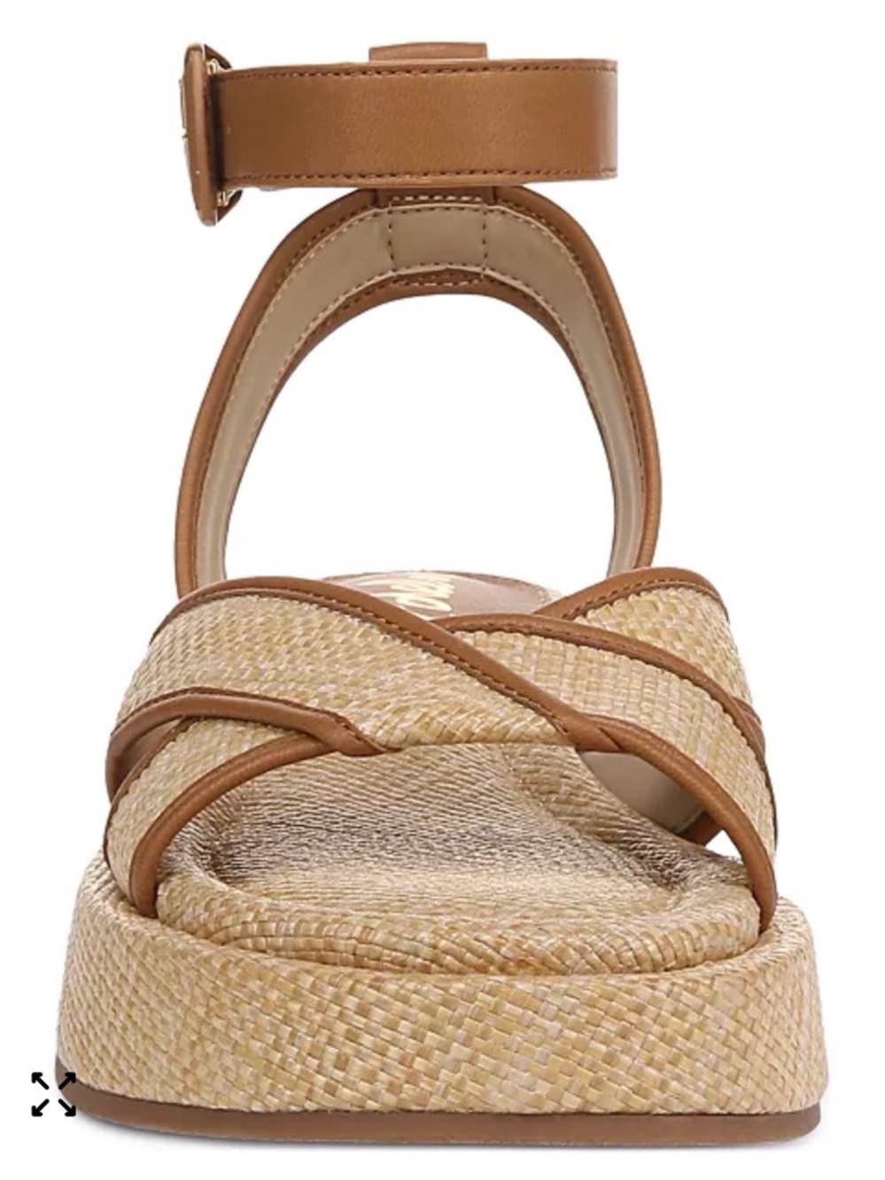Sam Edelman Nylie Woven Strappy Flat Platform Sandals Ankle Strap Size-8 NIB - Picture 4 of 6